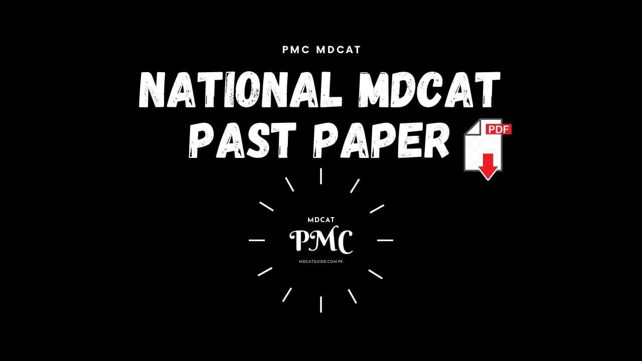 National MDCAT Past paper